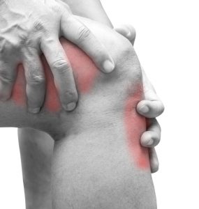 Close up of a knee represtning smoeone suffering with arthritis