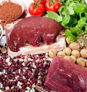 Foods containing iron