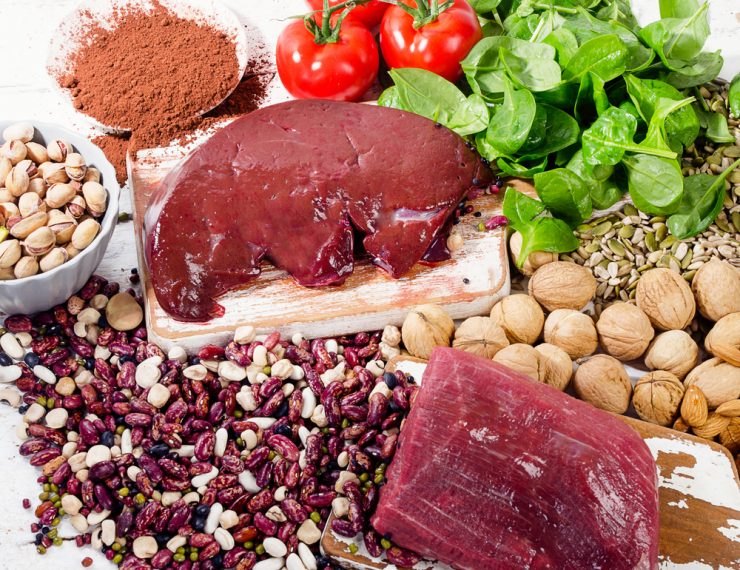 Foods containing iron