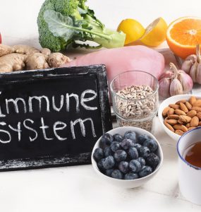 A range of immune-boosting foods
