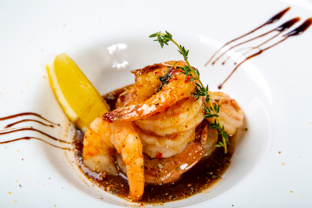 Prawns in terriyaki sauce