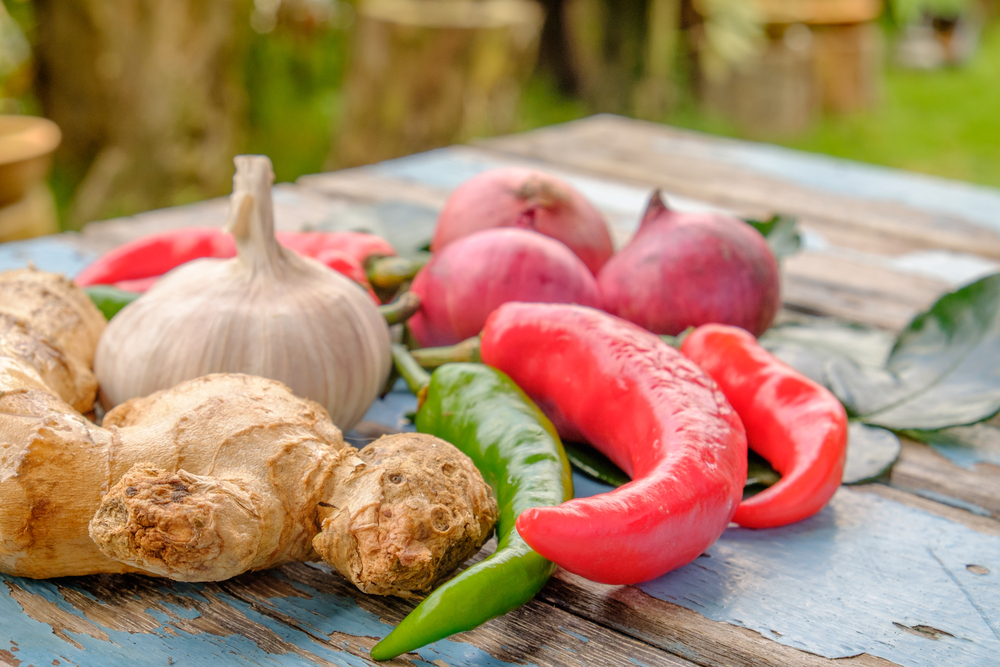 Ginger and chillis