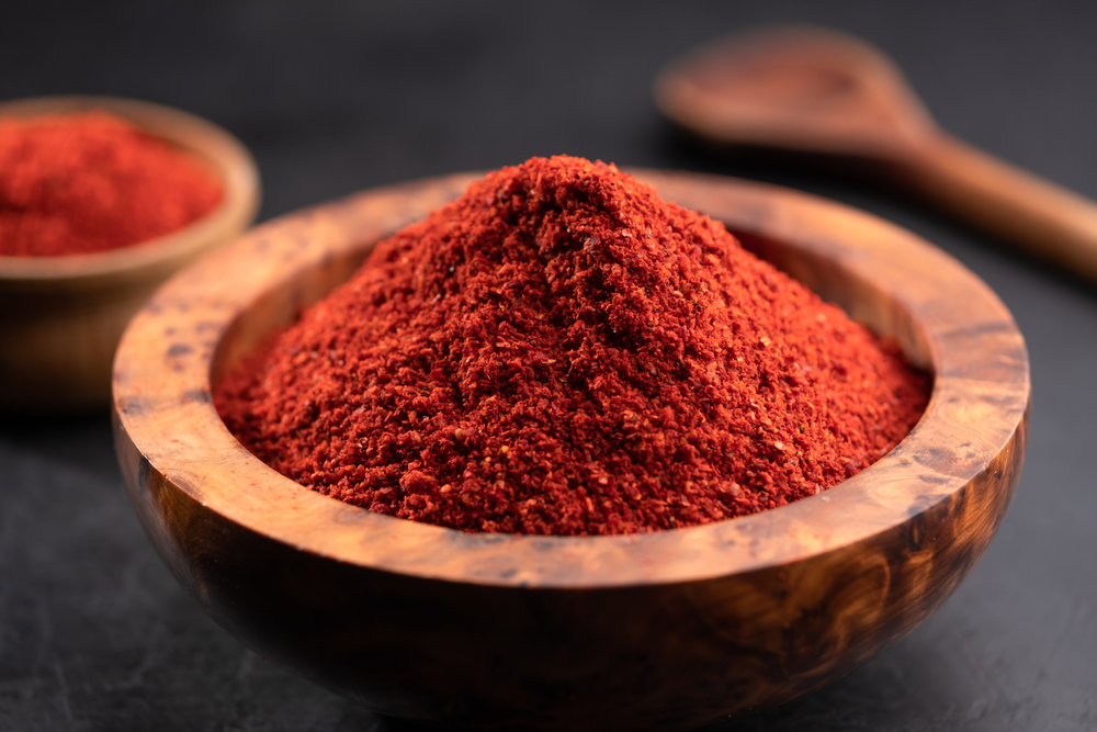 A bowl of paprika