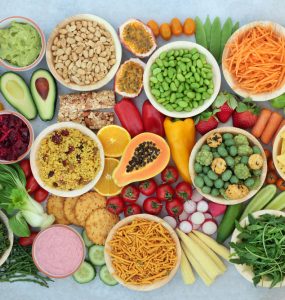 Foods from a plant based diet