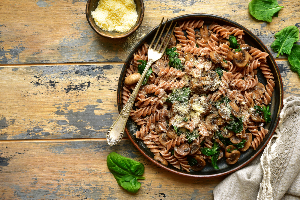 Wholewheat pasta dish