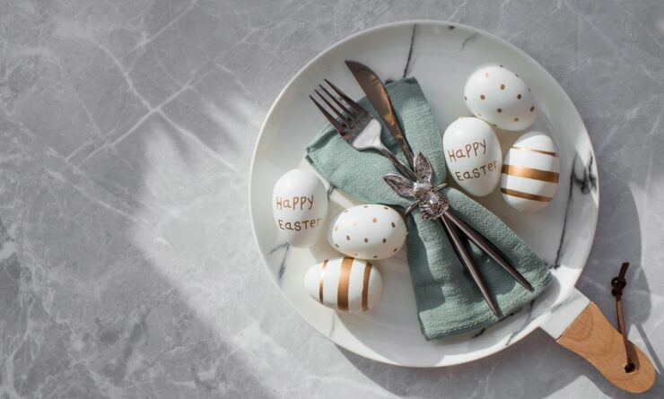 Easter table setting
