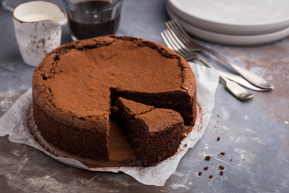 A gluten free chocolate cake